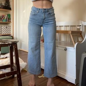 High Rise Wide Leg AEO jean